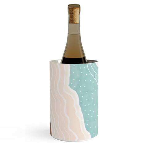 Marta Barragan Camarasa Modern beach abstract II Wine Chiller