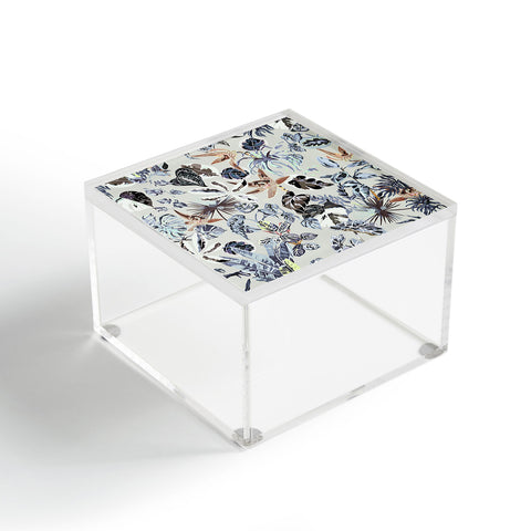 Marta Barragan Camarasa Modern blue jungle Acrylic Box