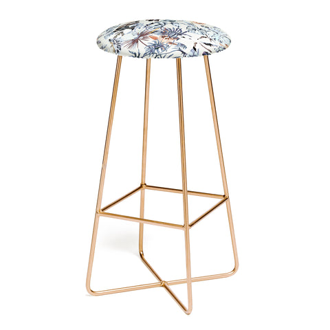 Marta Barragan Camarasa Modern blue jungle Bar Stool