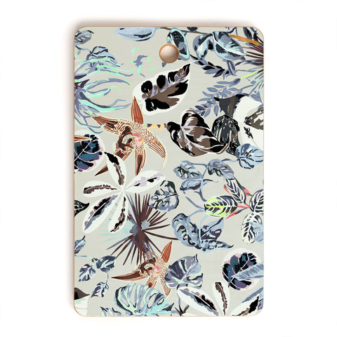 Marta Barragan Camarasa Modern blue jungle Cutting Board Rectangle