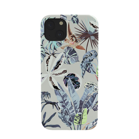 Marta Barragan Camarasa Modern blue jungle Phone Case