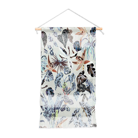 Marta Barragan Camarasa Modern blue jungle Wall Hanging Portrait