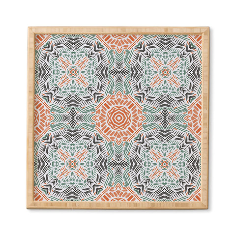 Marta Barragan Camarasa Modern brushstroke mosaic Framed Wall Art