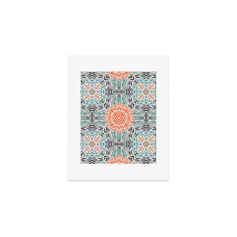 Marta Barragan Camarasa Modern brushstroke mosaic Art Print