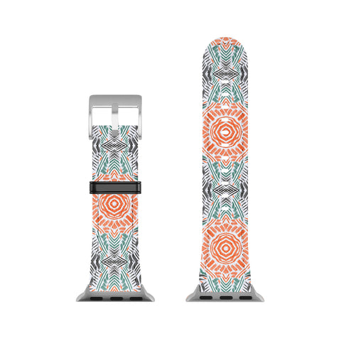 Marta Barragan Camarasa Modern brushstroke mosaic Apple Watch Band