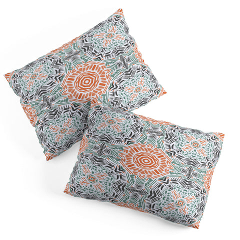 Marta Barragan Camarasa Modern brushstroke mosaic Pillow Shams