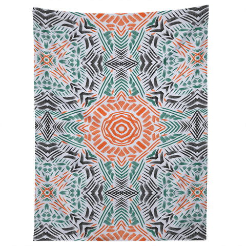 Marta Barragan Camarasa Modern brushstroke mosaic Tapestry