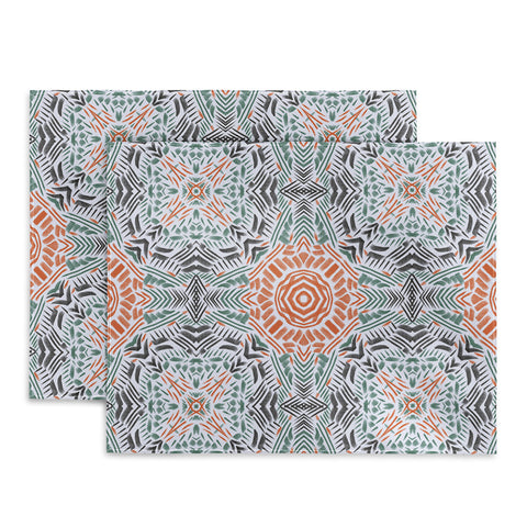 Marta Barragan Camarasa Modern brushstroke mosaic Placemat