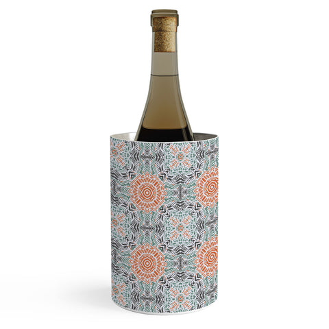 Marta Barragan Camarasa Modern brushstroke mosaic Wine Chiller