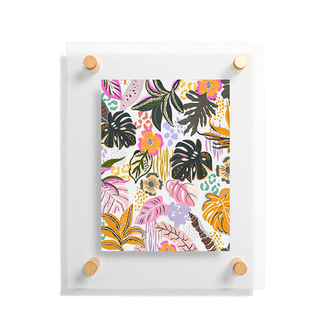 Marta Barragan Camarasa Modern colorful jungle Floating Acrylic Print
