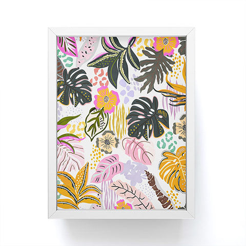 Marta Barragan Camarasa Modern colorful jungle Framed Mini Art Print