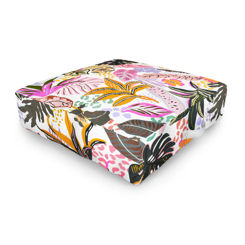 Marta Barragan Camarasa Modern colorful jungle Outdoor Floor Cushion
