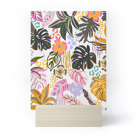 Marta Barragan Camarasa Modern colorful jungle Mini Art Print