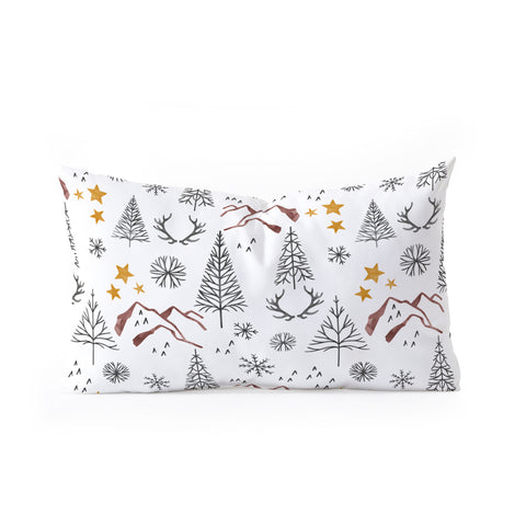Marta Barragan Camarasa Modern farmhouse I Oblong Throw Pillow