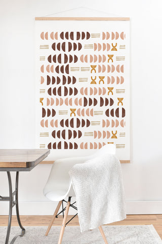 Marta Barragan Camarasa Modern geometric mosaic 10 Art Print And Hanger
