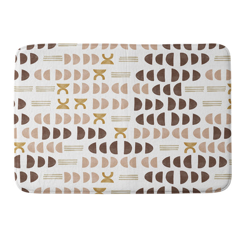 Marta Barragan Camarasa Modern geometric mosaic 10 Memory Foam Bath Mat