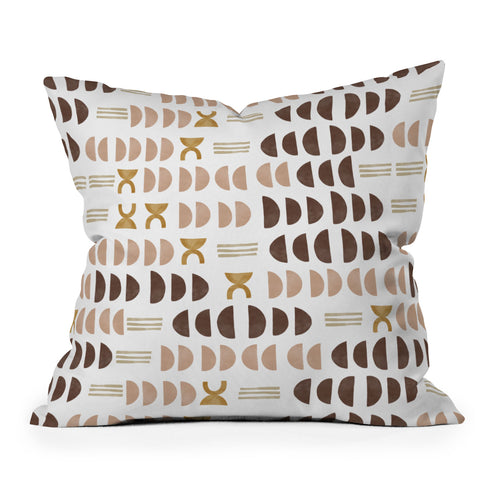 Marta Barragan Camarasa Modern geometric mosaic 10 Throw Pillow