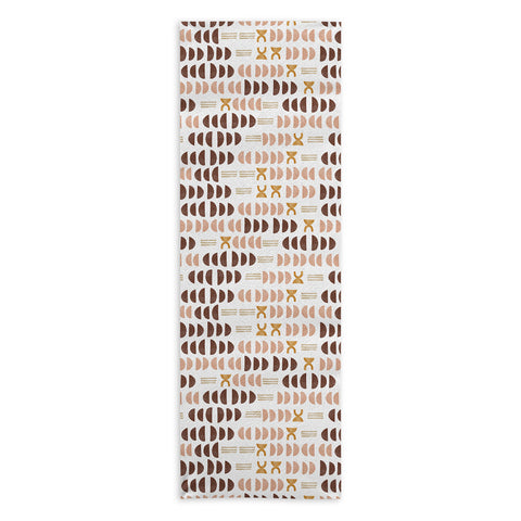 Marta Barragan Camarasa Modern geometric mosaic 10 Yoga Towel