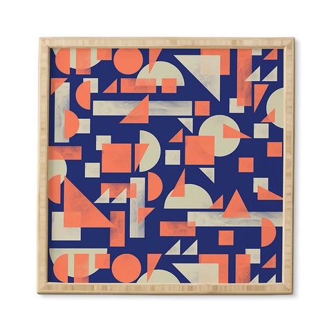 Marta Barragan Camarasa Modern geometric mosaic Framed Wall Art