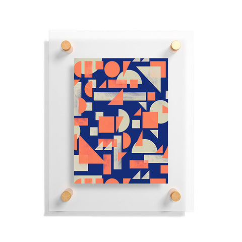 Marta Barragan Camarasa Modern geometric mosaic Floating Acrylic Print
