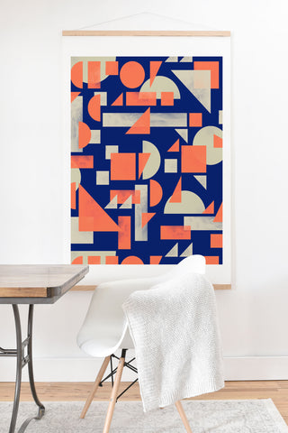 Marta Barragan Camarasa Modern geometric mosaic Art Print And Hanger
