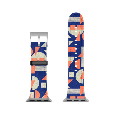 Marta Barragan Camarasa Modern geometric mosaic Apple Watch Band