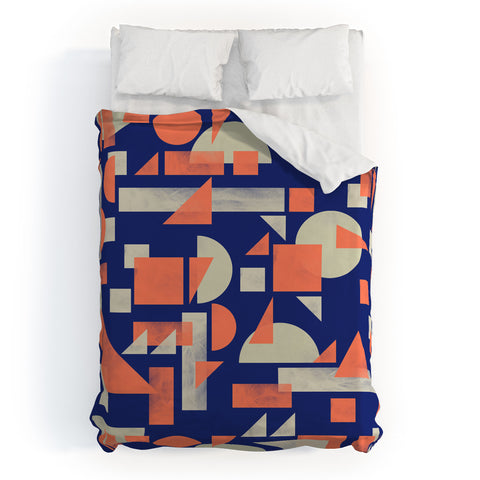 Marta Barragan Camarasa Modern geometric mosaic Duvet Cover