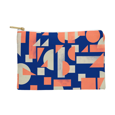 Marta Barragan Camarasa Modern geometric mosaic Pouch