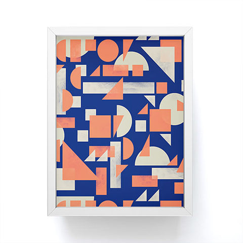 Marta Barragan Camarasa Modern geometric mosaic Framed Mini Art Print