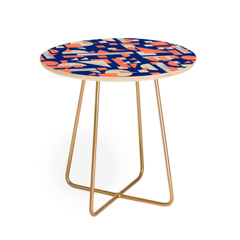 Marta Barragan Camarasa Modern geometric mosaic Round Side Table