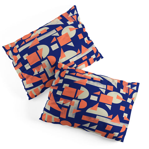 Marta Barragan Camarasa Modern geometric mosaic Pillow Shams