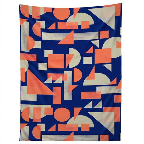 Marta Barragan Camarasa Modern geometric mosaic Tapestry
