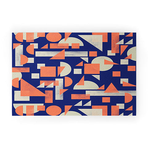 Marta Barragan Camarasa Modern geometric mosaic Welcome Mat