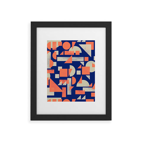 Marta Barragan Camarasa Modern geometric mosaic Framed Art Print
