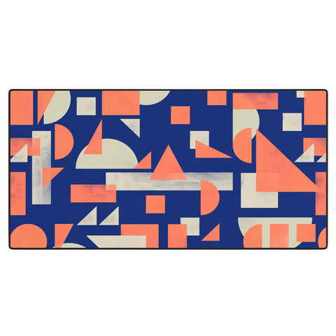 Marta Barragan Camarasa Modern geometric mosaic Desk Mat