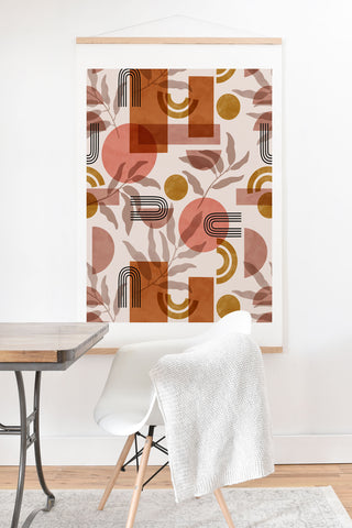 Marta Barragan Camarasa Modern geometric pattern Art Print And Hanger