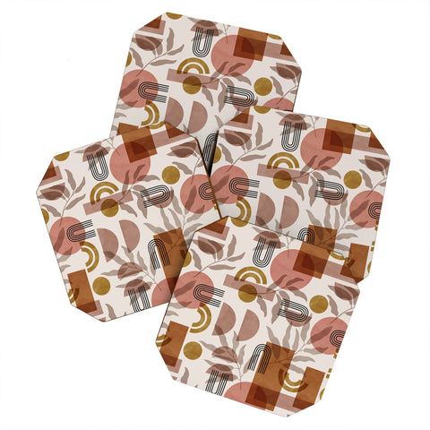 Marta Barragan Camarasa Modern geometric pattern Coaster Set