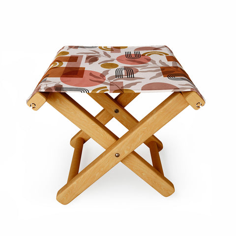 Marta Barragan Camarasa Modern geometric pattern Folding Stool