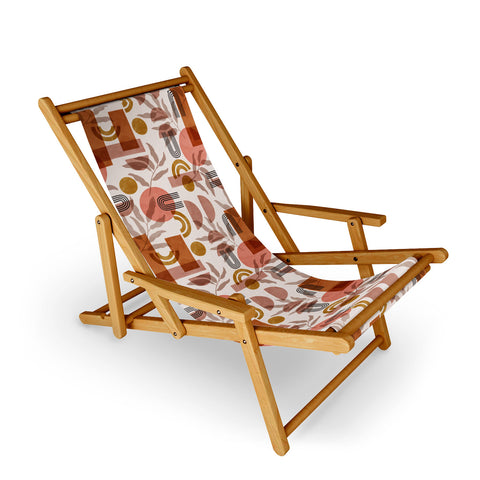 Marta Barragan Camarasa Modern geometric pattern Sling Chair