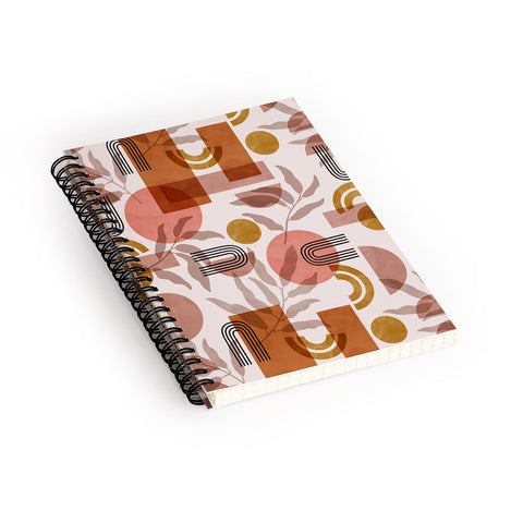 Marta Barragan Camarasa Modern geometric pattern Spiral Notebook