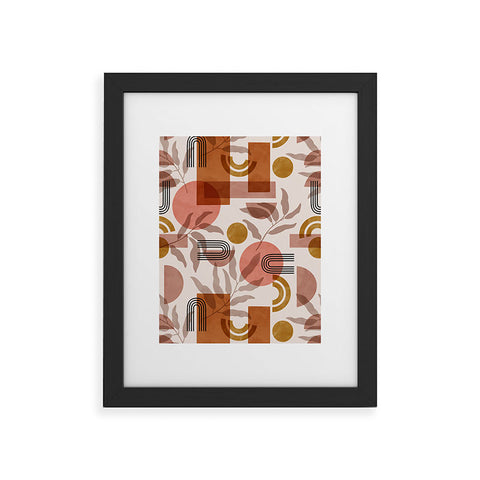 Marta Barragan Camarasa Modern geometric pattern Framed Art Print