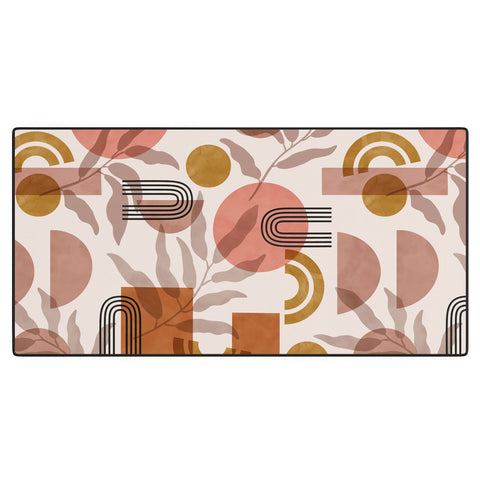 Marta Barragan Camarasa Modern geometric pattern Desk Mat