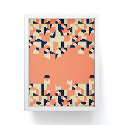 Marta Barragan Camarasa Modern geometric waterfall Framed Mini Art Print