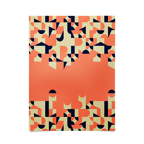 Marta Barragan Camarasa Modern geometric waterfall Poster