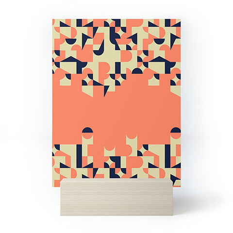 Marta Barragan Camarasa Modern geometric waterfall Mini Art Print