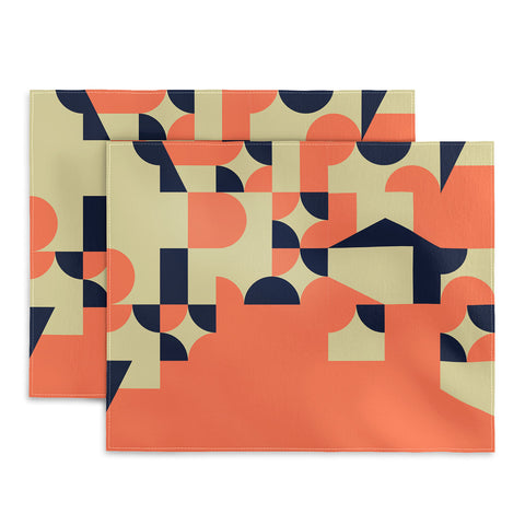Marta Barragan Camarasa Modern geometric waterfall Placemat