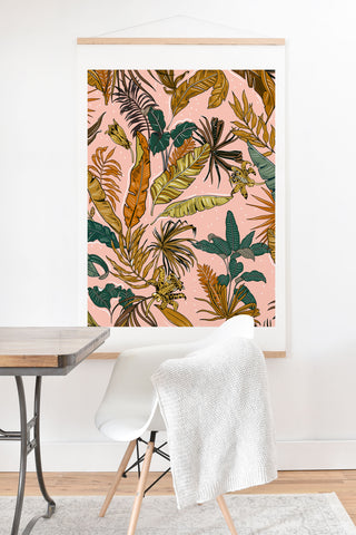 Marta Barragan Camarasa Modern jungle paradise Art Print And Hanger