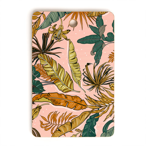 Marta Barragan Camarasa Modern jungle paradise Cutting Board Rectangle