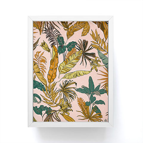 Marta Barragan Camarasa Modern jungle paradise Framed Mini Art Print