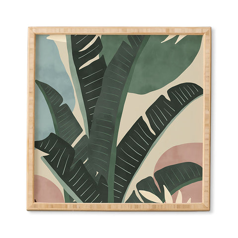 Marta Barragan Camarasa Modern jungle shapes Framed Wall Art